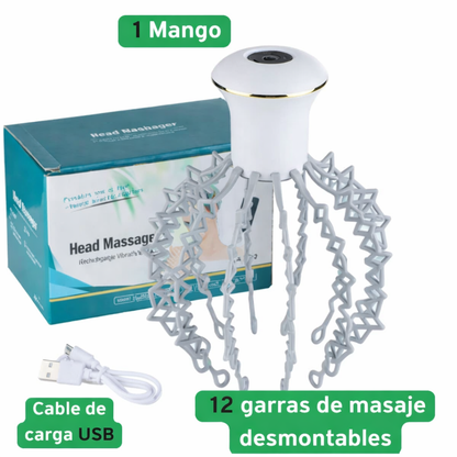 Masajeador con Cabezal de Pulpo que Alivia el Estrés y Da Relajación Profunda