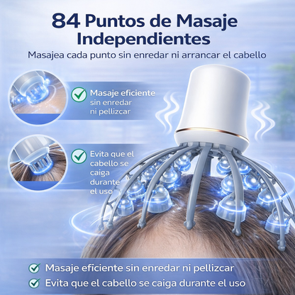 Masajeador con Cabezal de Pulpo que Alivia el Estrés y Da Relajación Profunda