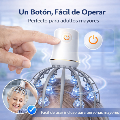 Masajeador con Cabezal de Pulpo que Alivia el Estrés y Da Relajación Profunda